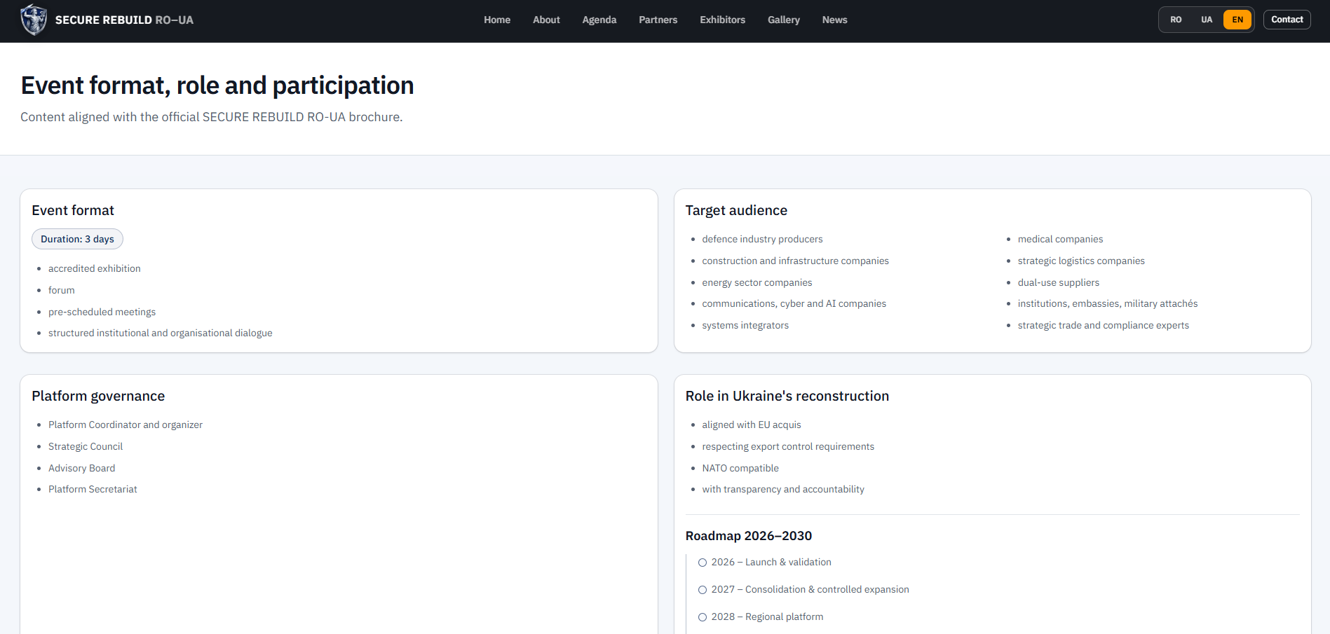 SECURE REBUILD RO–UA — captură 6
