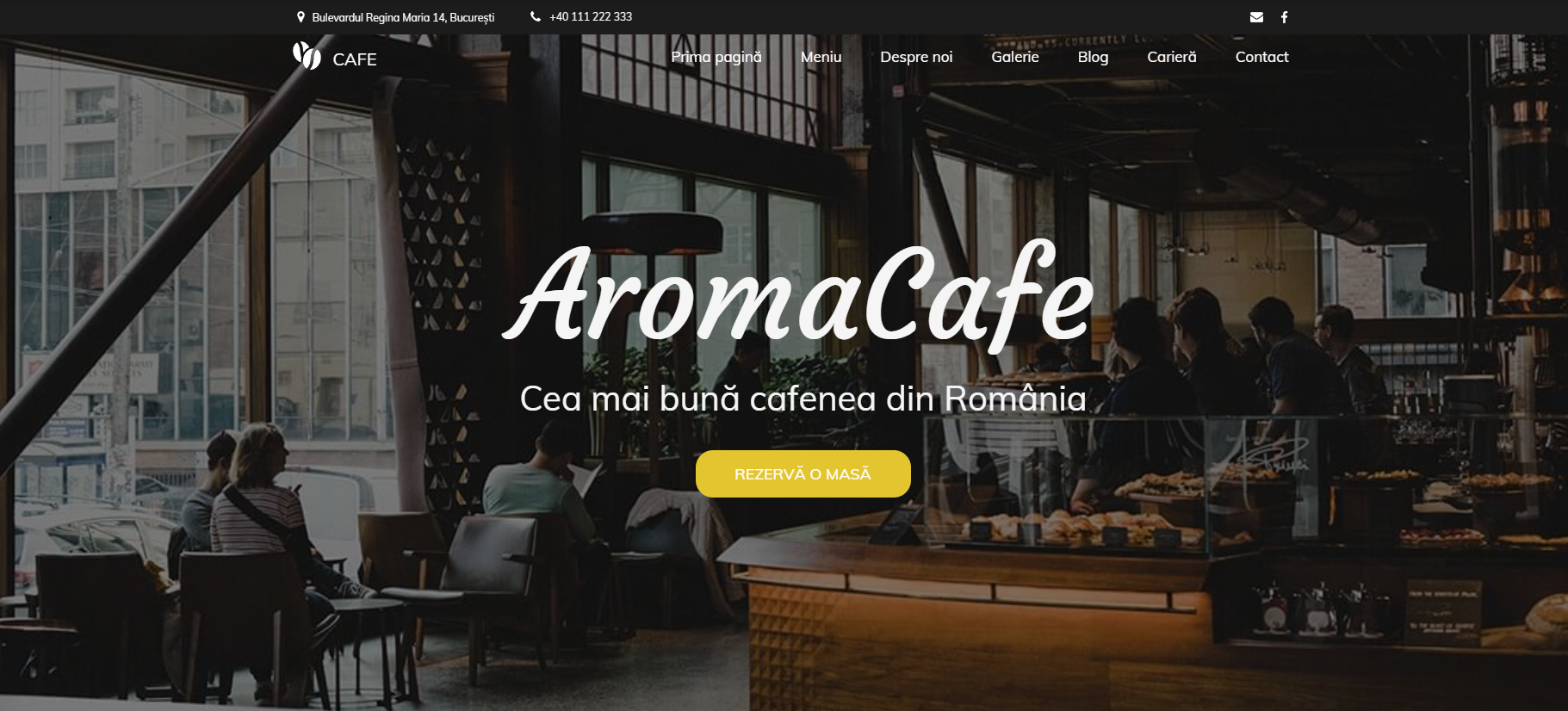 Template Website Cafenea