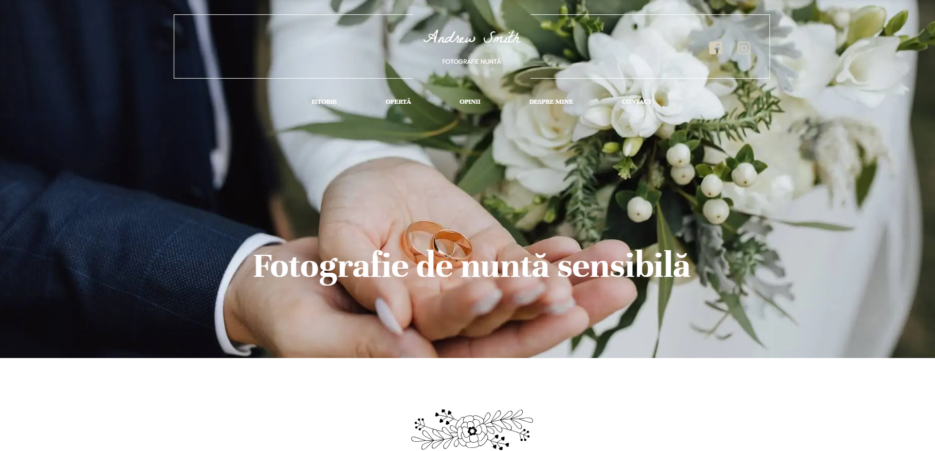 Template Website Nuntă/Evenimente